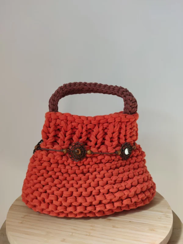 Sac à main orange – Image 2